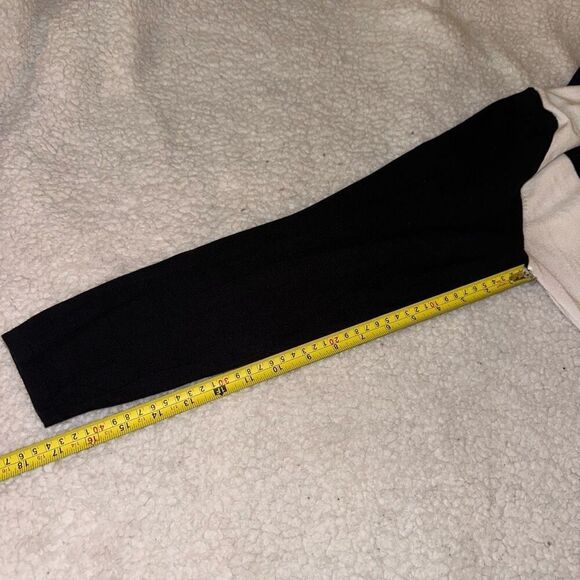 Alfani Black White Gold Abstract Color Black Crewneck Sweater Size Large - Picture 10 of 11